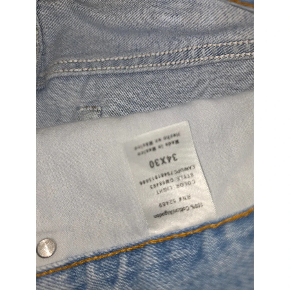 George Mens Regular Fit‎ Light Wash Blue Denim Jeans 34x30 GM08465